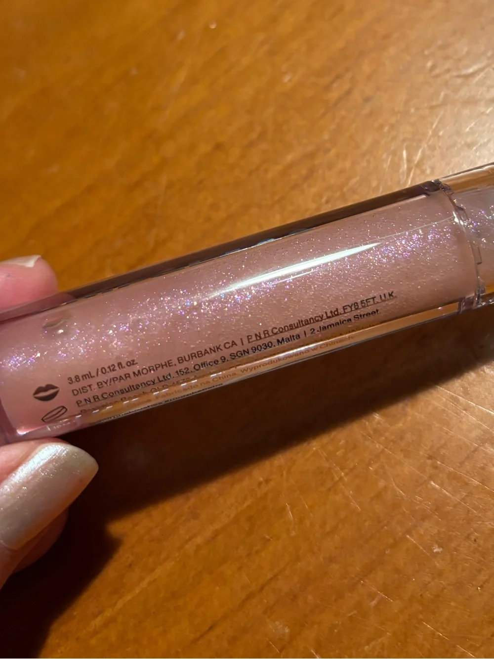 Morphe Dripglass Glazed High Shine Lip Gloss    Frose Bliss